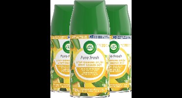 Air Wick Freshmatic Luchtverfrisser - Pure Fresh - Verfrissende Citroenbloesem- 250 ml - 3 stuks - Voordeelverpakking