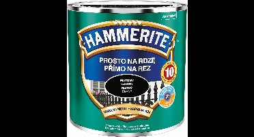 Hammerite Direct op roest mat 0,25l, Zwart