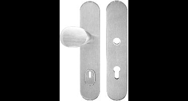 Oxloc Knop/Kruk Op Langschild KTB PC92 zonder Kruk RVS SKG*** - 1220732