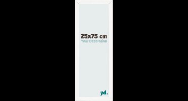 Your Decoration - Fotolijst 25x75 cm - MDF - Wit Hoogglans - Bologna