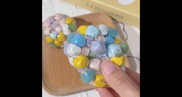 Knijpbare Piepende Stressbal - Leuk Knijpspeelgoed met Luid Piepend Geluid - Sensorisch Fidget Speelgoed voor Volwassenen - Stressverlichting op Kantoor en Bureau