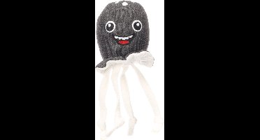 FLAMINGO - SPEELGOED FLIPPER OCTOPUS S GRIJS 8,5x6x20CM