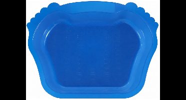 BSI Zwembad voetenbadje - blauw - kunststof - 55 x 40 x 9 cm - zwembadaccessoires