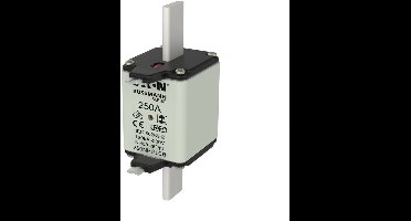 Eaton Zekeringinzetstuk, Laagspanning, 250 A, AC 500 V, NH03, gL/gG, IEC, Dubbele indicator, geïsoleerde greeplipjes, 250NHG03BI