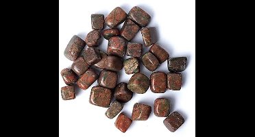 Unakiet trommelstenen Aa kwaliteit -- ±15-35cm; ±500g - ±1,5-3,5cm; ±500g - ±1.5-3.5cm; ±500g