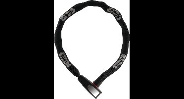 ABUS kettingslot Catena 6806K – Lichtgewicht fietsslot van gehard staal met modieuze textielslang – Vierkante ketting met ABUS-Security Level 6 – 85 cm – Oranje