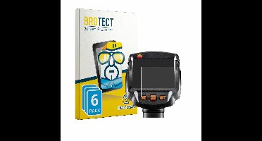 BROTECT - Screenprotector voor Testo 872 - Folie Beschermfolie transparant 6 Stuks