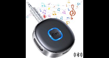 MIVRAY Bluetooth-adapters - Bluetooth Receiver - Auto Ontvanger - Handsfree Adapter - Muziek Streamen - Compatibel Met Smartphones - Zwart