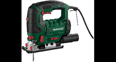 PARKSIDE PSTD800 Decoupeerzaag - Max. zaagdiepte hout: 80 mm - Max. zaagdiepte metaal: 8 mm - Pendelbeweging: 3 pendelstanden - De verstelbare bodemplaat maakt zaagsneden mogelijk tot 45°
