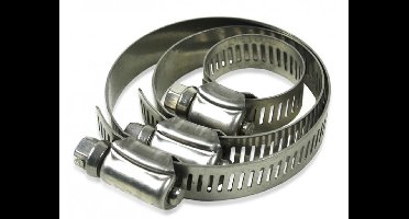 Slangklem RVS 65 - 89 mm