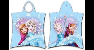Disney Frozen Poncho Winter Fun - 50 x 115 cm - Katoen