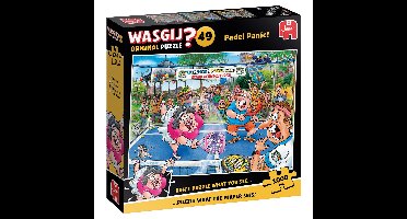 Wasgij Original 49 - Paniek op de padelbaan! - 1000 stukjes