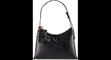 GUESS schoudertas Kassie Hobo Bag Black zwart