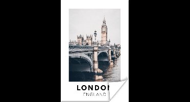 Poster Londen - Engeland - Brug - 20x30 cm