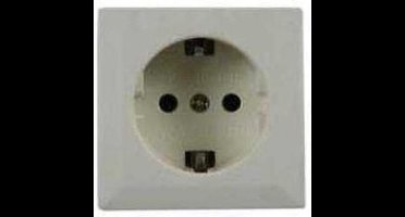 KOPP stopcontact enkel randaarde Opbouw wit