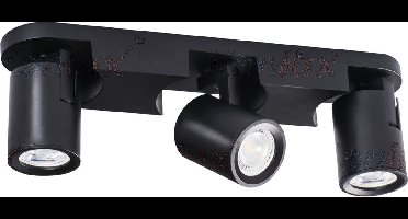 Kanlux Laurin EL-3L zwart plafondspot spotlamp GU10