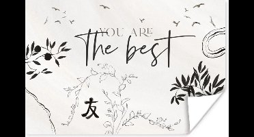 Poster Quotes - Spreuken - You are the best - Vrienden - 30x20 cm