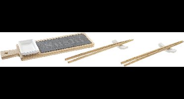 6-delige sushi serveer set bamboe voor 2 personen - Sushi servies