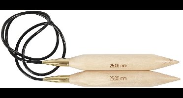 Creotime Xl Rondbreinaalden Hout 25 Mm 150 Cm