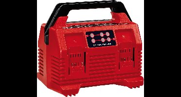 Einhell Quattrolader - Power X-Change - 18 V - Laadvermogen: 4A - Parallel opladen van 2x2 accu's - Refresh-modus - Geschikt voor alle Power X-Change Accu's