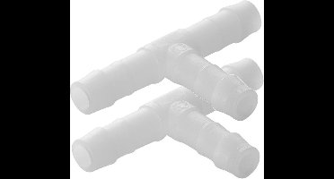 ProPlus Slangtule T-stuk - Ø 10 mm - Temperatuurbestendig - Set van 2