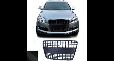 Geschikt Voor Audi Q7 4L 05 t/m 09 Sport Grill Zonder Embleem Mat Zwart