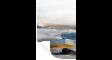 Muurstickers - Sticker Folie - Olieverf - Schilderij - Abstract - 20x30 cm - Plakfolie - Muurstickers Kinderkamer - Zelfklevend Behang - Zelfklevend behangpapier - Stickerfolie