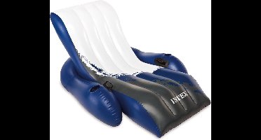 INTEX - drijfstoel zwembad - opblaasbare stoel - 180x135 cm