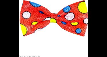 Clownsstrik rood met bollen