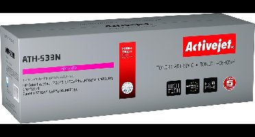 ActiveJet AT-533N toner voor HP-printer; HP 304A CC533A, Canon CRG-718M vervangen; Opperste; 3200 pagina's; magenta.