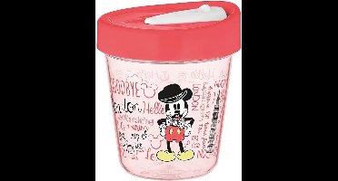 DISNEY Mickey Mouse Reisbeker rood 350ml