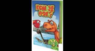 Uitnodigingskaarten - Dinosaurus - 6st.