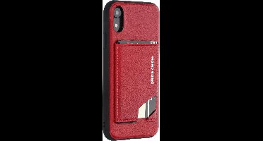 Rood hoesje van Pierre Cardin - Backcover - Stijlvol - Leer - iPhone XR - Luxe cover
