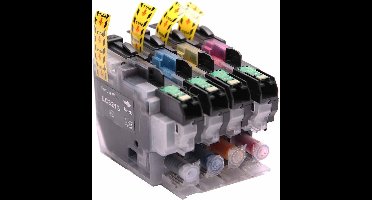 Set 4x ABC huismerk inkt cartridge geschikt voor Brother LC-3213 LC-3211 LC-3213VALBP voor Brother DCP-J572DW DCP-J772DW DCP-J774DW MFC-J490DW MFC-J491DW MFC-J497DW MFC-J890DW MFC-J895DW