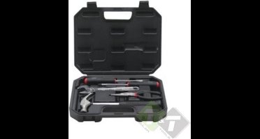 Hamer, punttang, moersleutel, Gereedschapset, 5dlg, Handgereedschap set