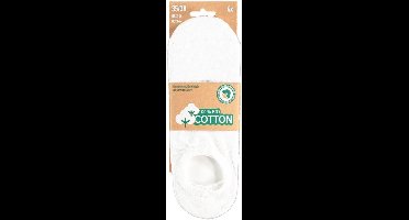 Apollo - Sneakersokken Elastaan/Bio-katoen - 4-pack - No show - Meerdere kleuren - 35-38