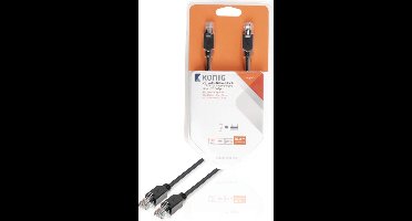 Konig KNC85100E100 - Netwerkkabel - RJ45 - 10 m - Grijs