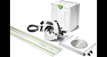 Festool HK 85 EB-Plus-FS handcirkelzaag afkortzaag 2300 W 230 mm in Systainer ( 574661 ) + zaagblad HW + geleiderail