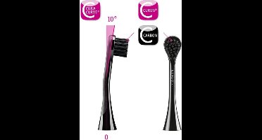 Curaprox Opzetborstels Black is White Hydrosonic - Borstel - Carbon - 2 stuks