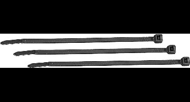 100 stuks - Kabelbinders zwart 160 x 4,8 mm – tiewraps – kabelbinder