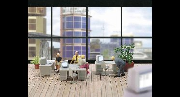 Busch - Pc Büro-set H0 (Bu5402) - modelbouwsets, hobbybouwspeelgoed voor kinderen, modelverf en accessoires