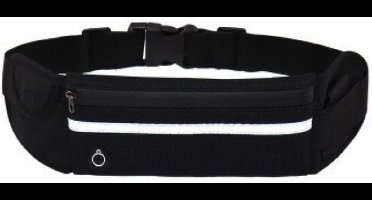 Sens Design hardlooptasje telefoon heuptasje sport running - zwart