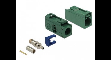 Fakra e jack 25 mm (lang) voor krimpen