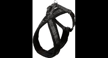 Flamingo Palos Cross - Harnas Honden - Harnas Cross Palos Zwart Xs 48-55cm 25mm - 1st - 113407 - 1st