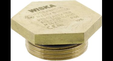 Wiska 10030201 EX-VSM 20 Blindstop Slagvast, Explosiebestendig M20 Metaal Natuur 1 stuk(s)