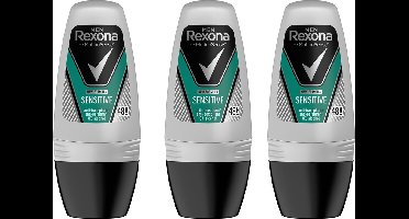 Rexona Deo Roller - Men Sensitive 3 x 50 ml
