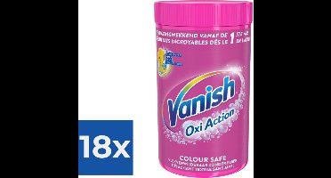 Vanish Oxi Action Poeder - Vlekverwijderaar Voor Gekleurde Was - 1-5 kg - Voordeelverpakking 18 stuks
