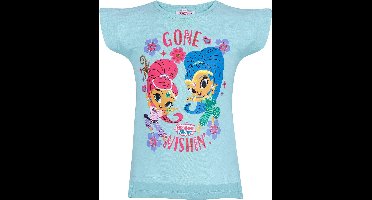 Shimmer-and-Shine-T-shirt-met-korte-mouw-blauw-maat-92