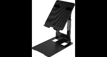 DrPhone MTH2 Tablet Standaard Bureau – Metalen Verstelbare Tablet Houder – Geschikt voor iPad & Tablet 4-13 inch – Anti-Slip – Stevig & Ergonomisch - Inklaapbaar - Zwart