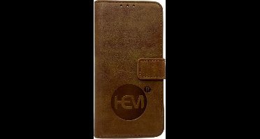 HEM Leren Hoesje Geschikt Voor Samsung Galaxy S23 Plus – Bruin (Bronzed Brown) Wallet Case – Lederen Bookcase Met TPU Binnenkant – 360° Beschermende Flip Cover